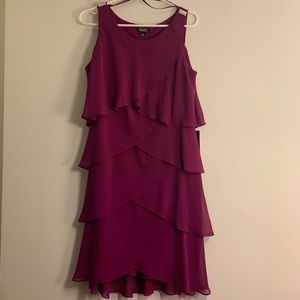 SLNY Purple Dress